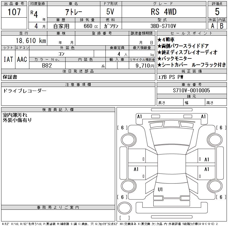 DAIHATSU ATRAI