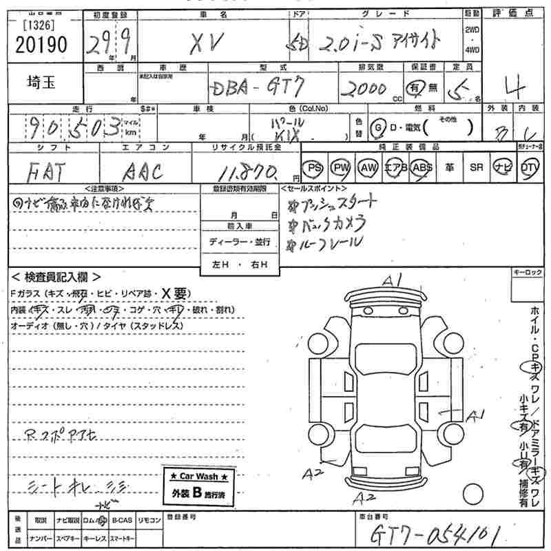 SUBARU XV