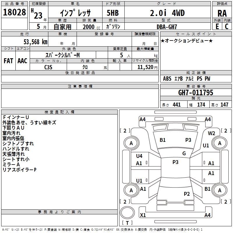 SUBARU IMPREZA