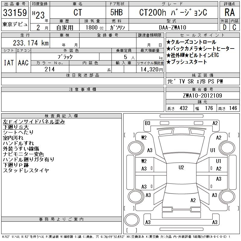 LEXUS CT200H