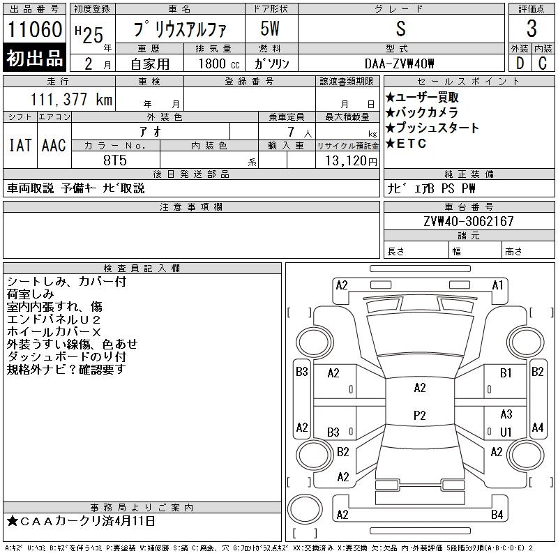 TOYOTA PRIUS ALPHA