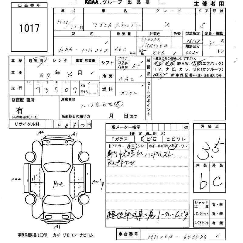 SUZUKI WAGON R