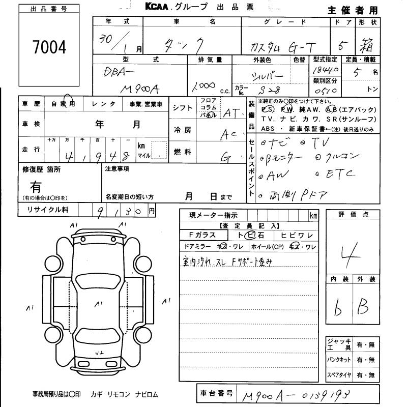 TOYOTA TANK