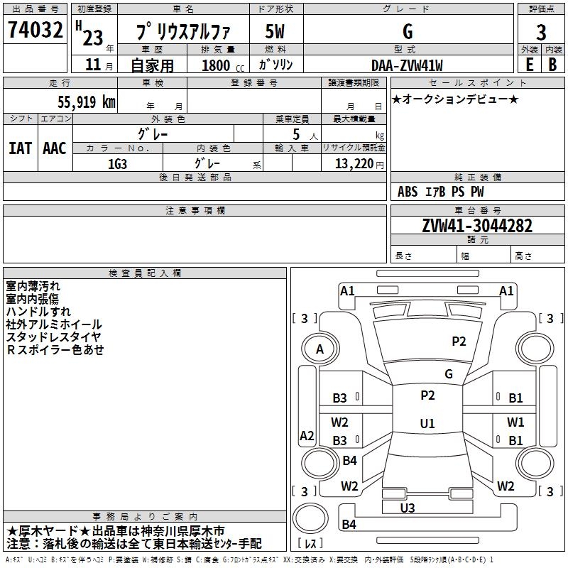 TOYOTA PRIUS ALPHA