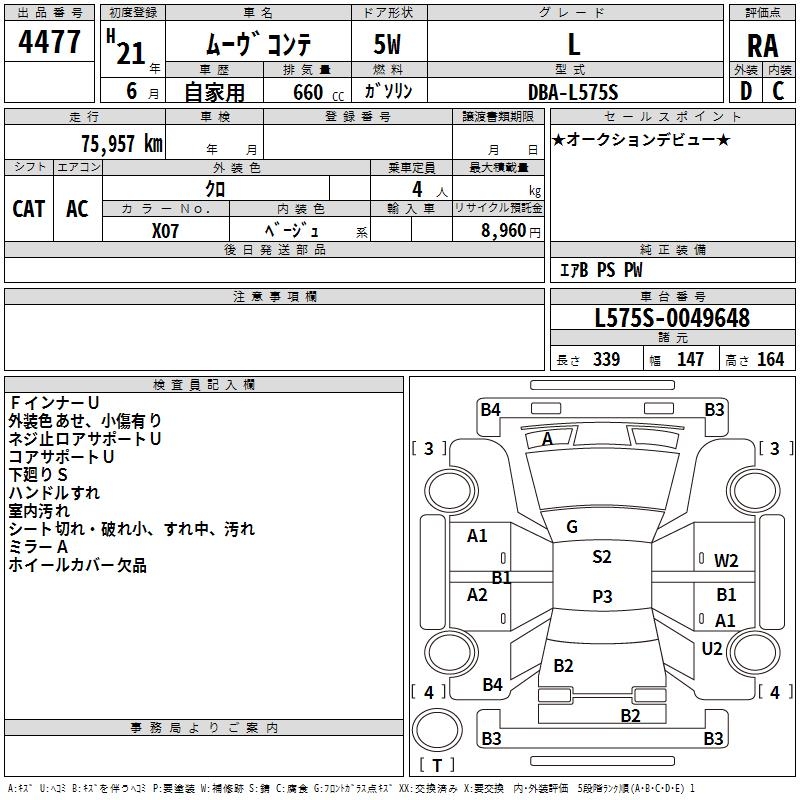 DAIHATSU MOVE CONTE