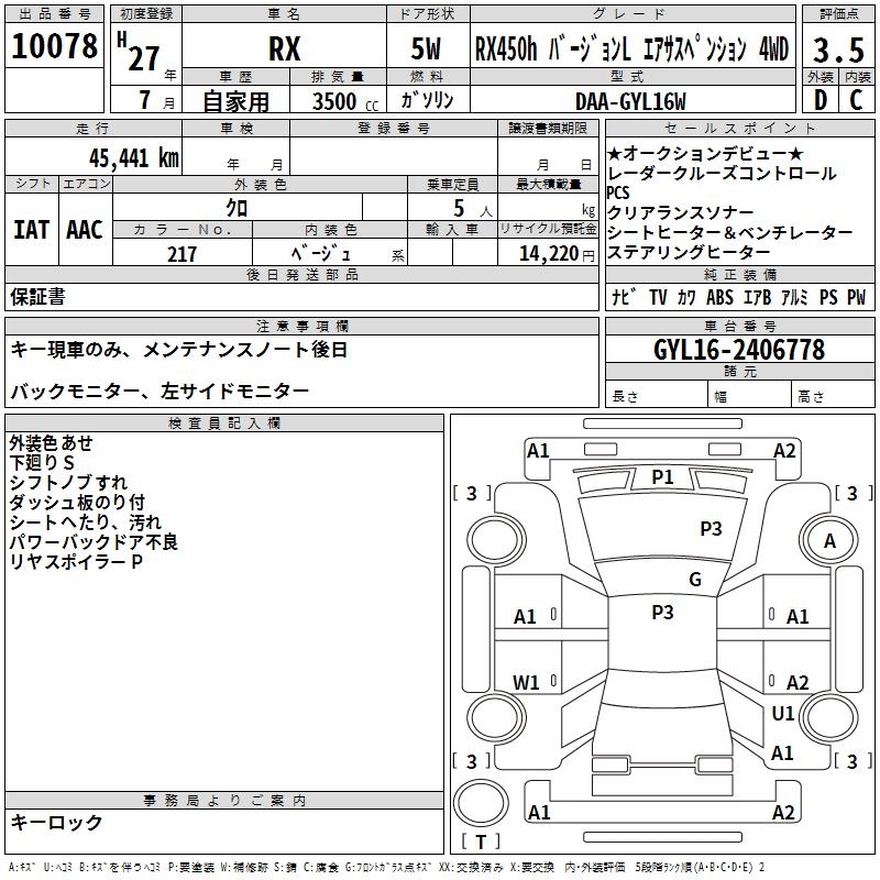 LEXUS RX450H