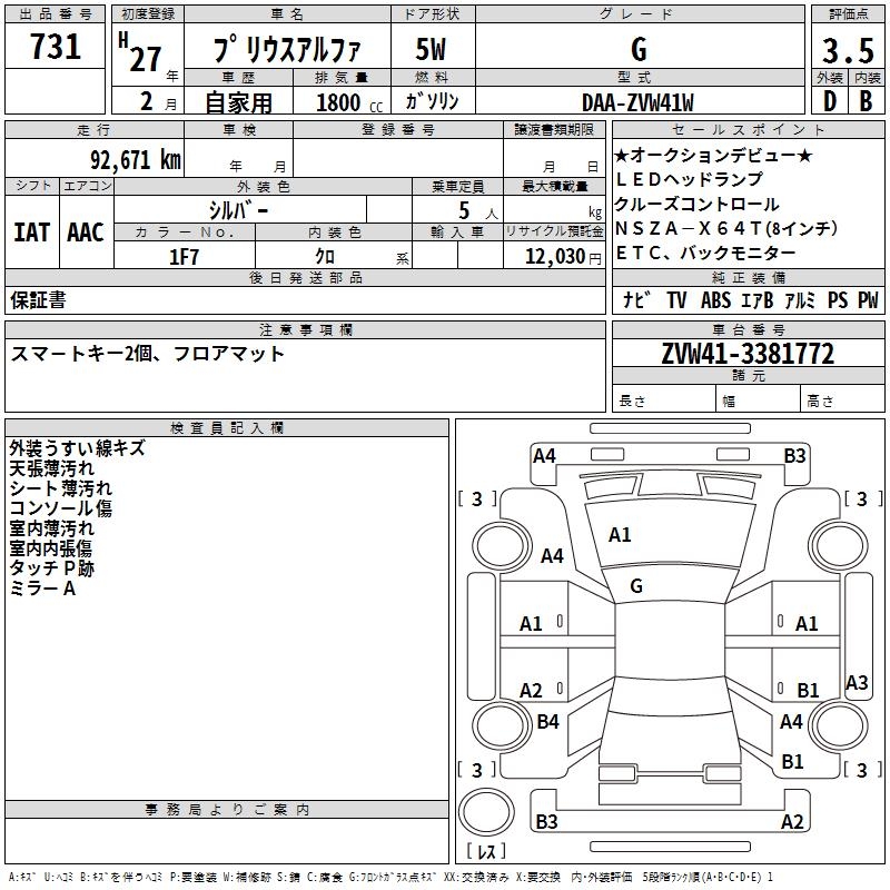 TOYOTA PRIUS ALPHA