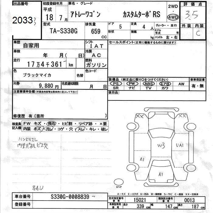 DAIHATSU ATRAI