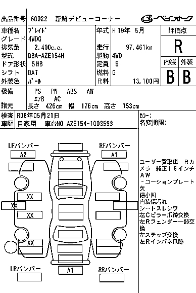 TOYOTA BLADE