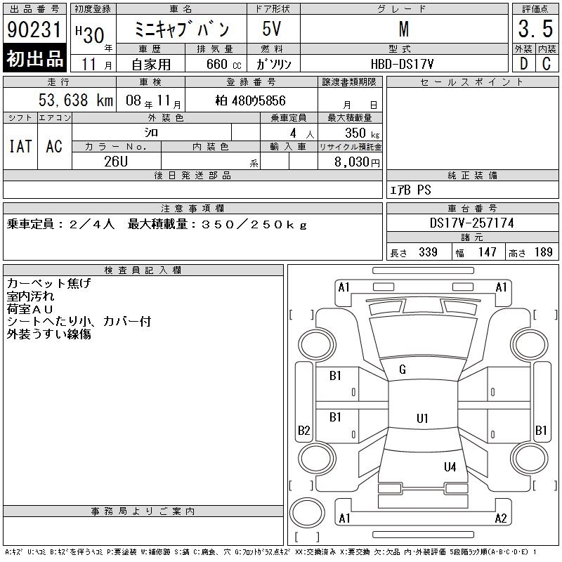 MITSUBISHI MINICAB