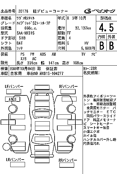 SUZUKI WAGON R SMILE