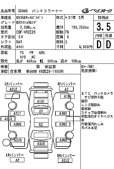 NISSAN NV350 CARAVAN