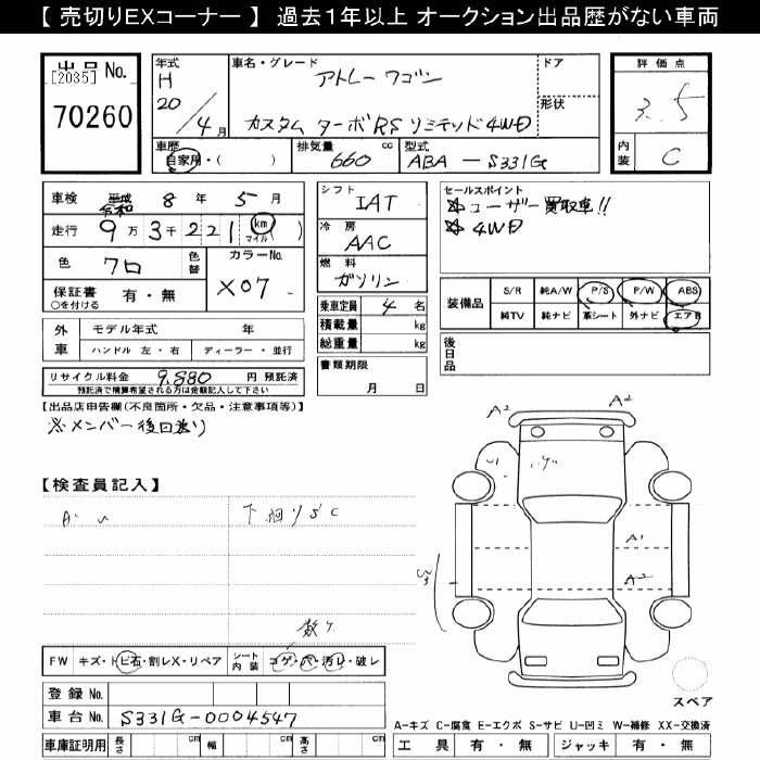 DAIHATSU ATRAI