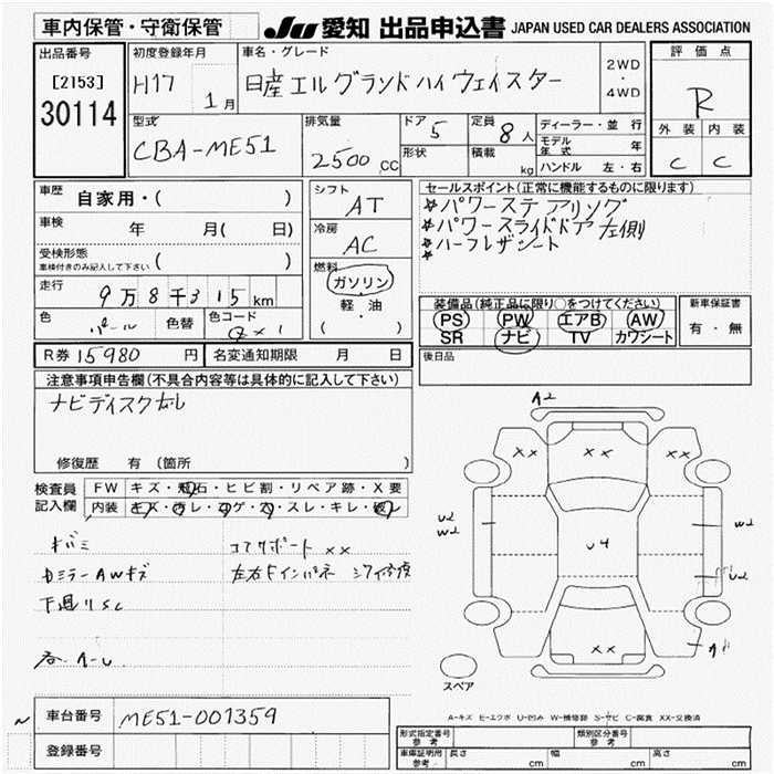 NISSAN ELGRAND