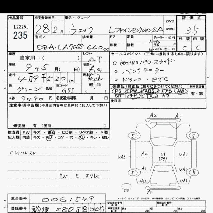 DAIHATSU WAKE