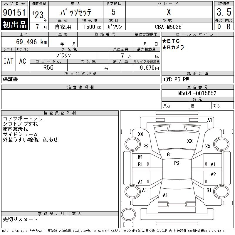 TOYOTA PASSO SETTE