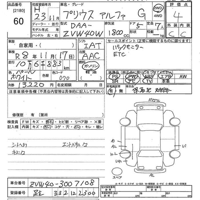 TOYOTA PRIUS ALPHA