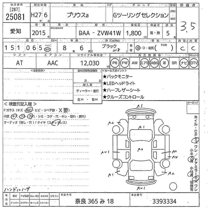 TOYOTA PRIUS ALPHA