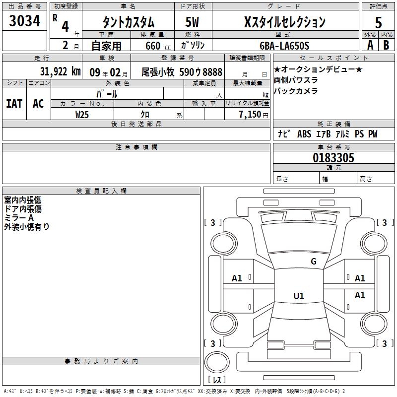 DAIHATSU TANTO