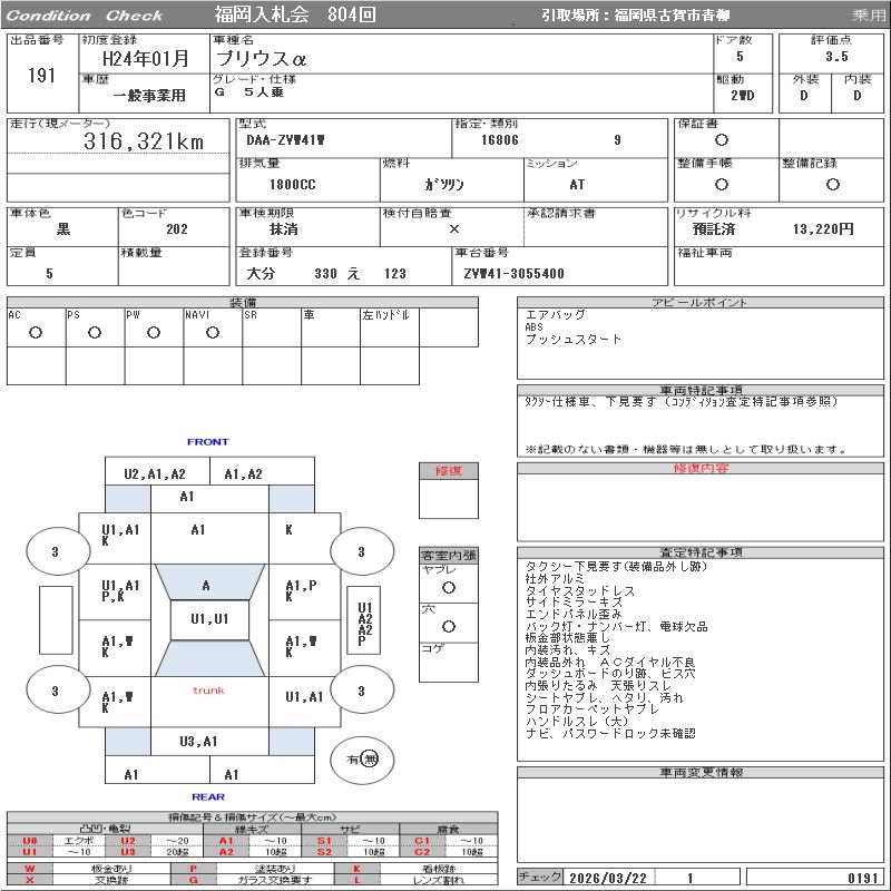TOYOTA PRIUS ALPHA