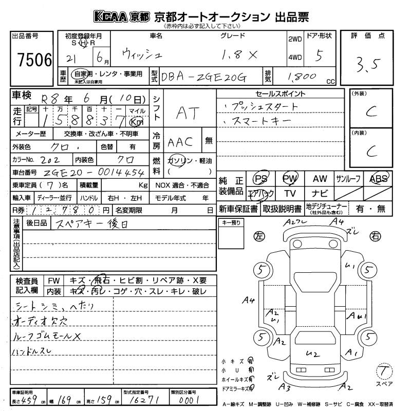 TOYOTA WISH