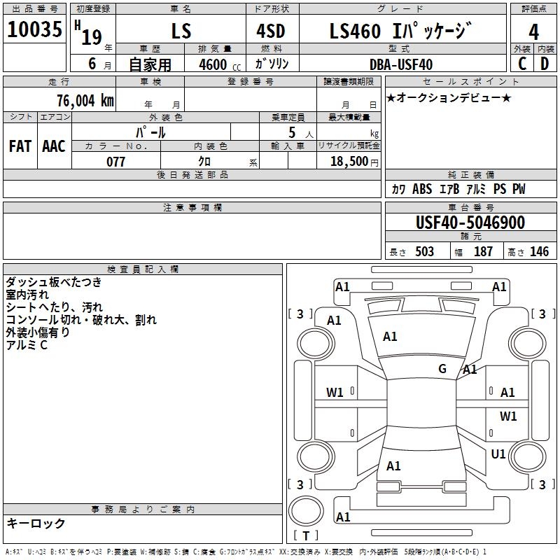 LEXUS LS460