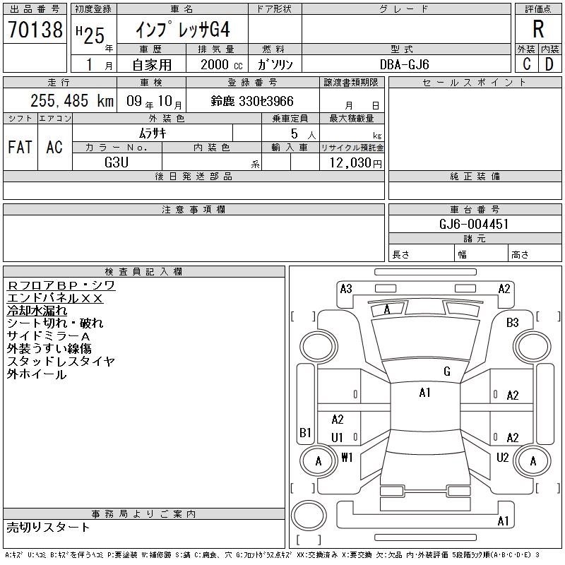 SUBARU IMPREZA