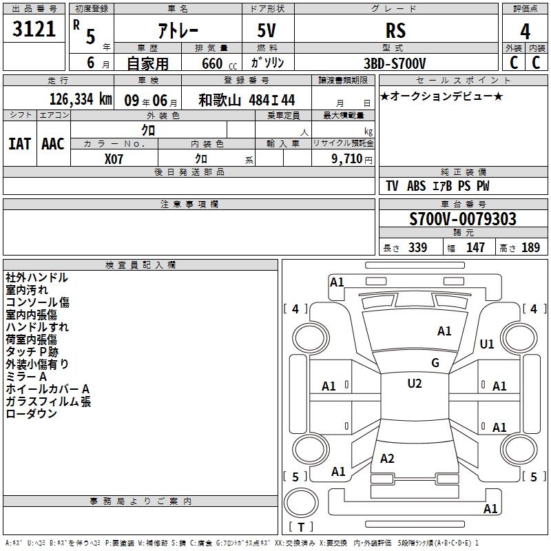 DAIHATSU ATRAI
