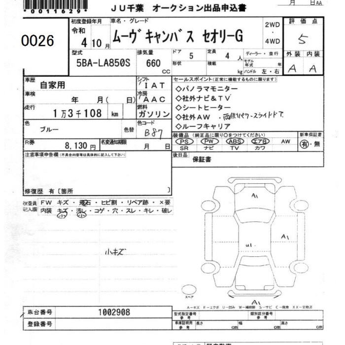 DAIHATSU MOVE CANBUS