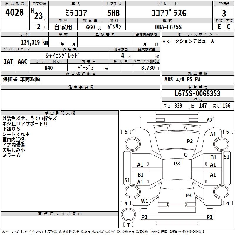 DAIHATSU MIRA COCOA
