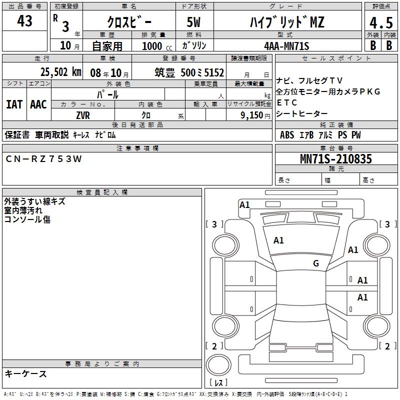 SUZUKI XBEE