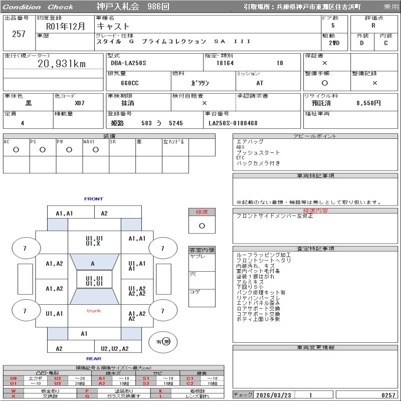 DAIHATSU CAST