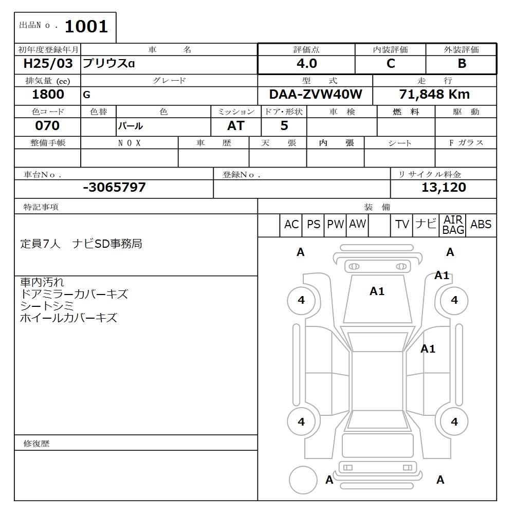 TOYOTA PRIUS ALPHA