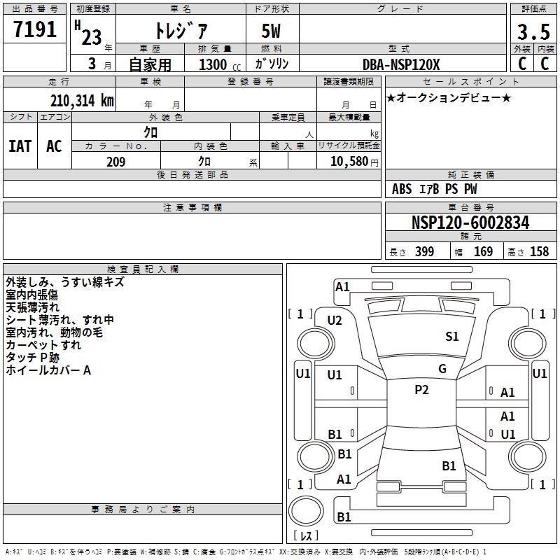 SUBARU TREZIA