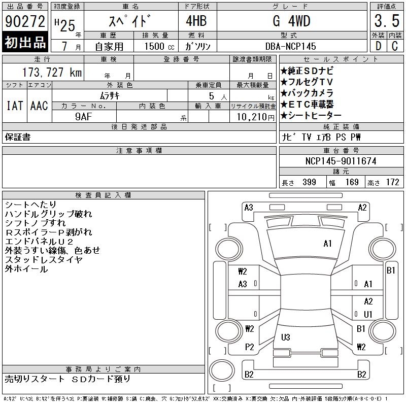 TOYOTA SPADE