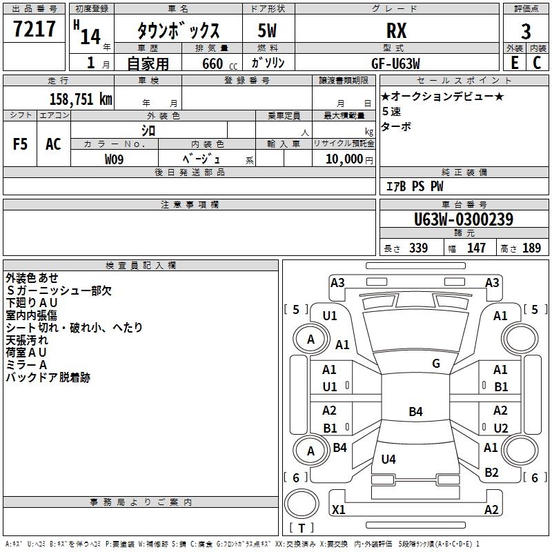 MITSUBISHI TOWN BOX