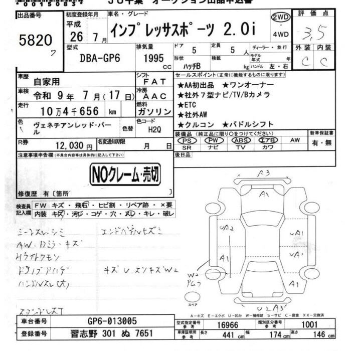 SUBARU IMPREZA