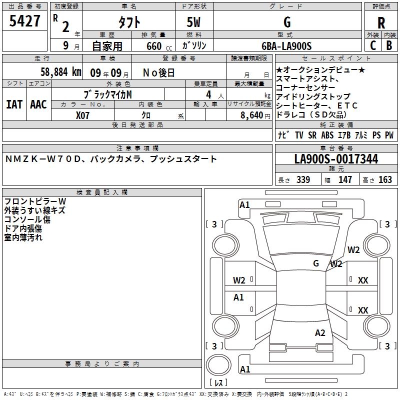 DAIHATSU TAFT