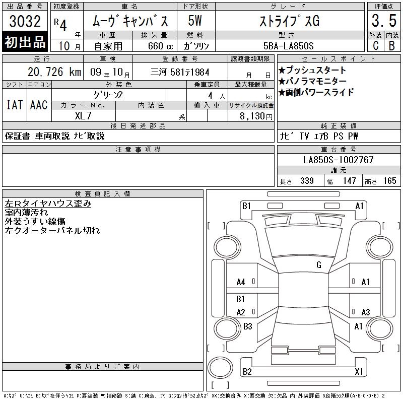 DAIHATSU MOVE CANBUS