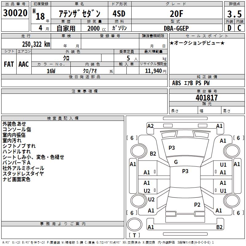 MAZDA ATENZA