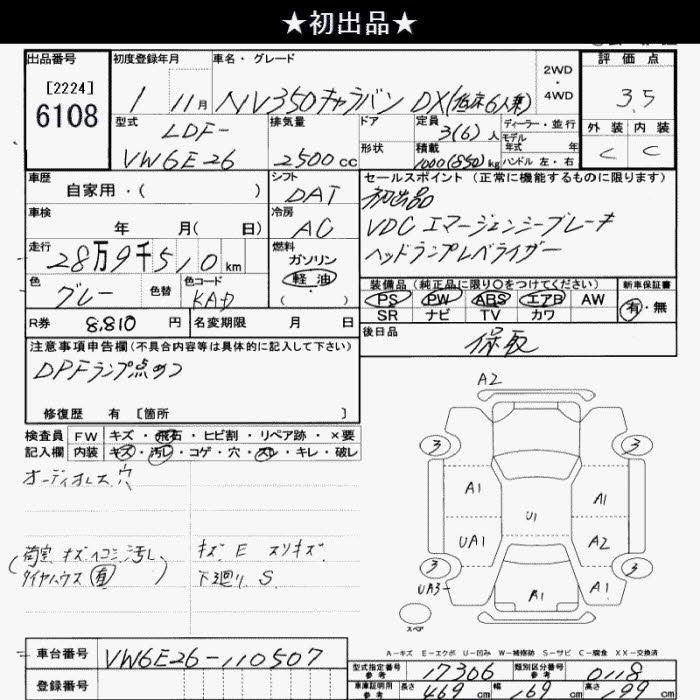 NISSAN NV350 CARAVAN
