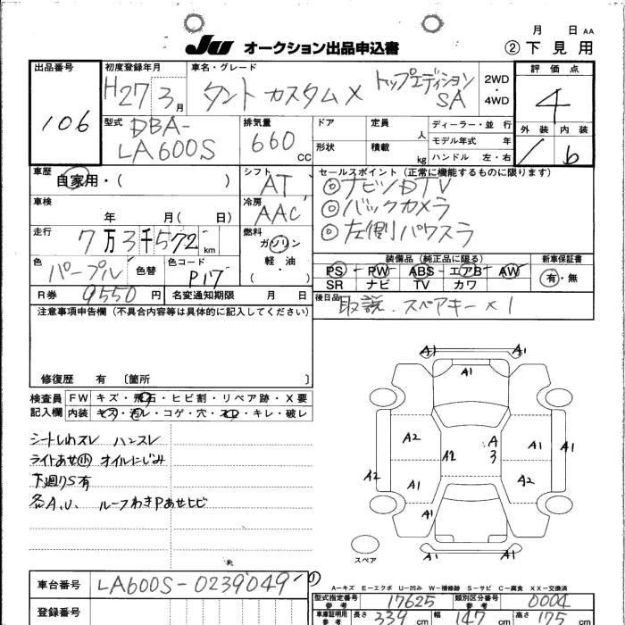 DAIHATSU TANTO