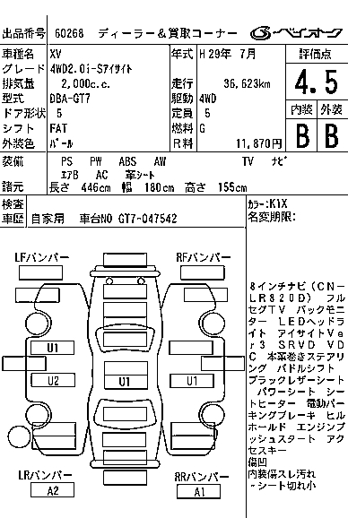 SUBARU XV