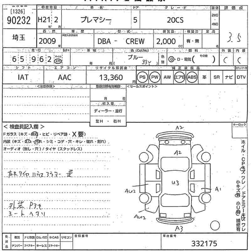 MAZDA PREMACY