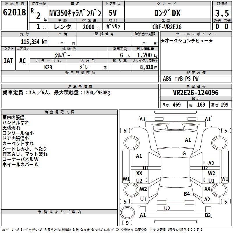 NISSAN NV350 CARAVAN
