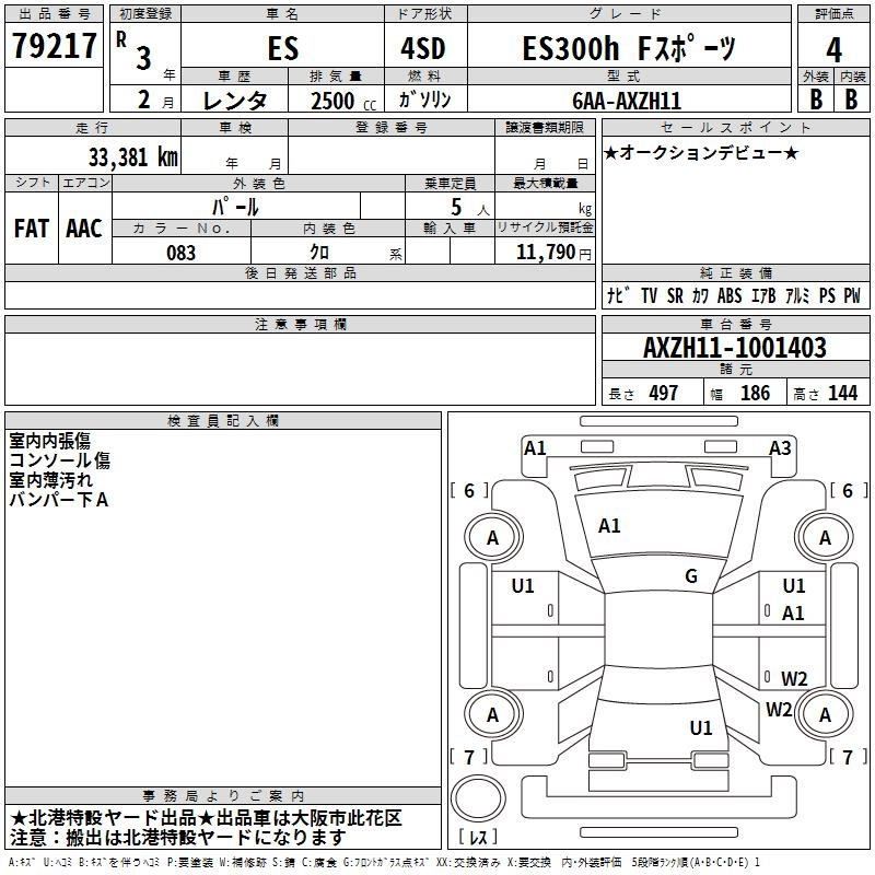 LEXUS ES300H