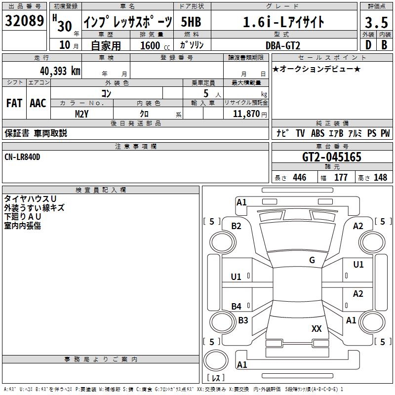 SUBARU IMPREZA
