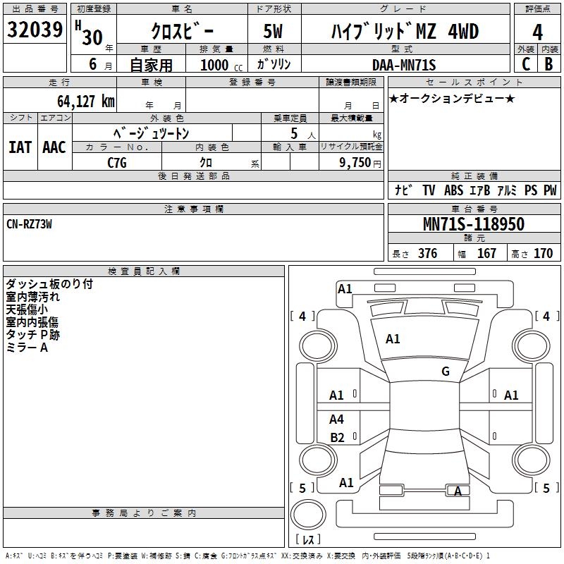 SUZUKI XBEE