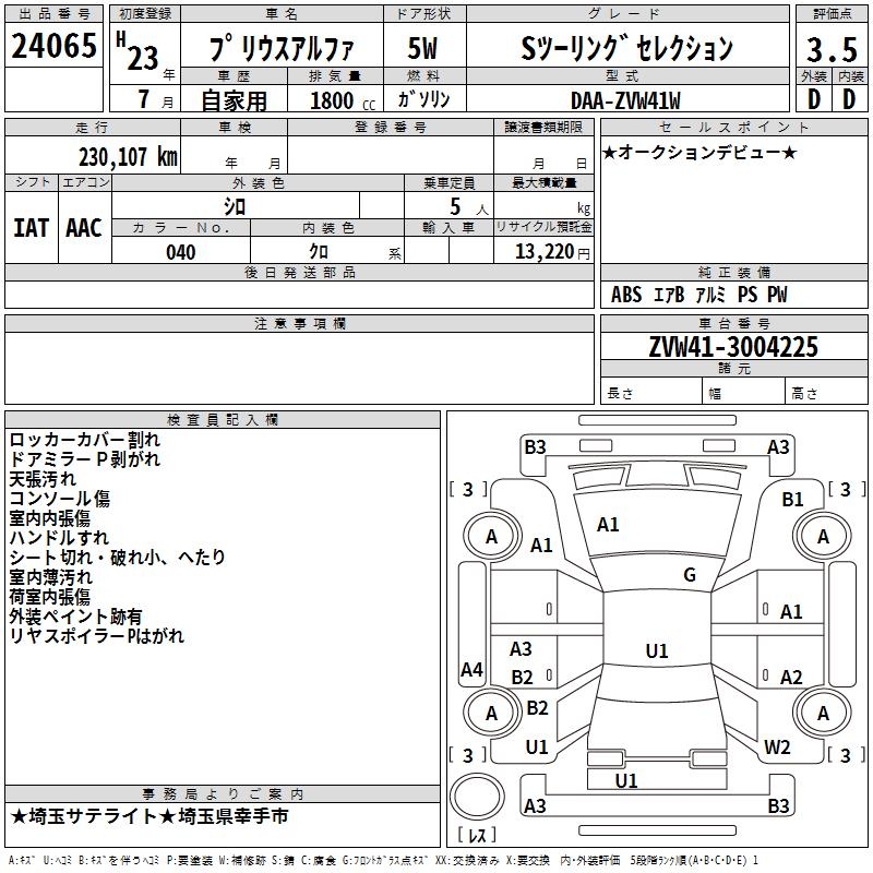 TOYOTA PRIUS ALPHA