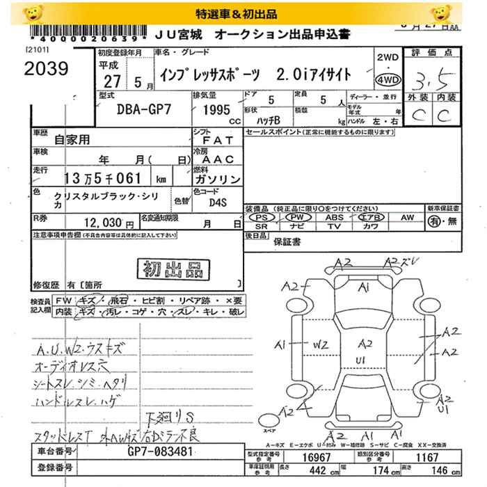 SUBARU XV